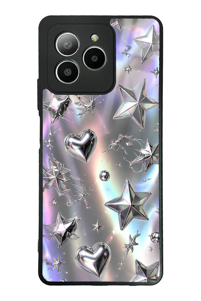 Spoyi Omix X7 Chrome Star Dream Tasarımlı Glossy Telefon Kılıfı