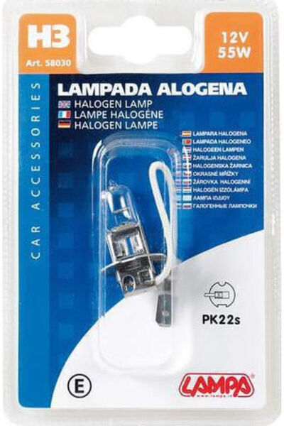 Lampa Λάμπες Αυτοκινήτου H3 Αλογόνου 12V 55W 1 τεμάχιο