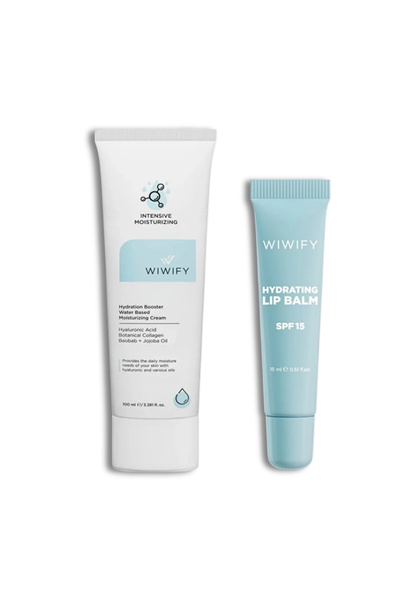 WIWIFY Daily Glow & Hydration Set , Nemlendirici Krem + Hydrating Lip Balm | ...