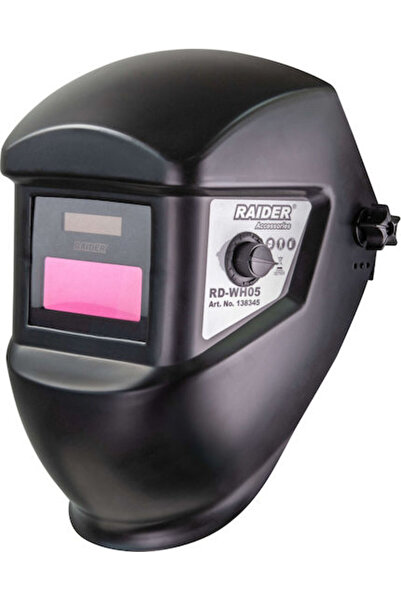 Raider Μάσκα συγκόλλησης με οπτικό πεδίο 90x35mm, Μαύρο, Κωδικός: 138345