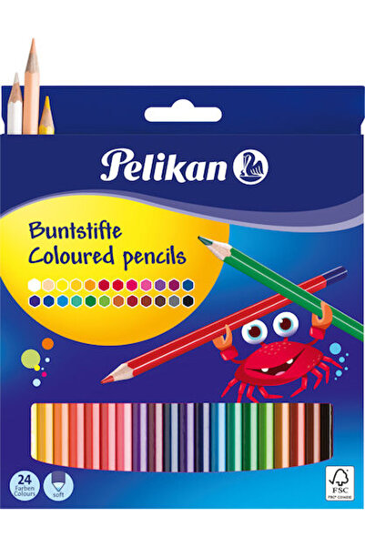 Pelikan BSL24 Σετ Χρωματιστών Μολυβιών (5 Πακέτα) Συσκευασία με 5 πακέτα