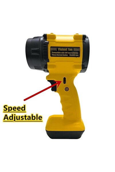 GENERAL F018 Cordless Turbo Air Blower – 110,000 RPM High-Speed Electric Dust...