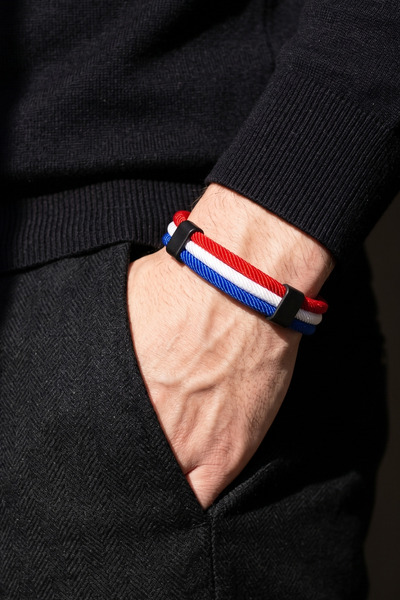 Solfera France France Football Fan National Team Trophy Magnet Men's Bracelet...