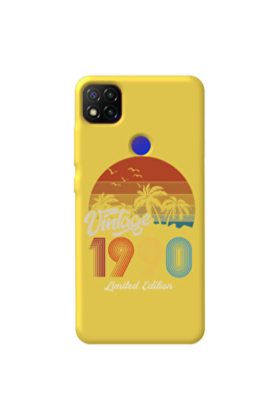 Other Xiaomi Redmi 9c Vintage Yellow Colored Silicone TPU Θήκη