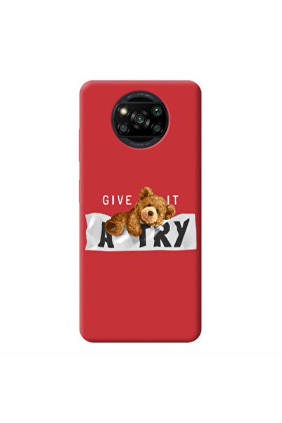 Other Xiaomi Poco X3 /X3 Pro Give me Red Colored Silicone TPU Θήκη