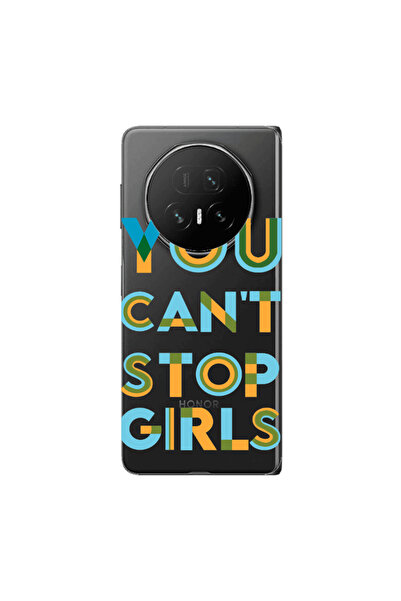 Other Honor Magic V5 You Cant Stop Girls Transparent Silicone TPU Θήκη