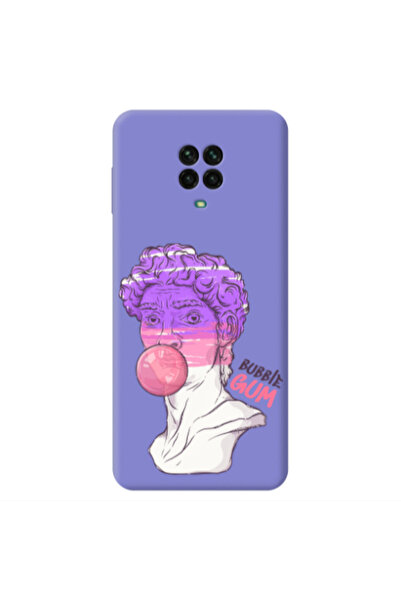 Other Xiaomi Redmi Note 9 Pro Pin Bubble Purple Colored Silicone TPU Θήκη