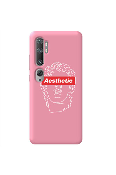 Other Xiaomi Mi Note 10 Aesthetic Pink Colored Silicone TPU Θήκη
