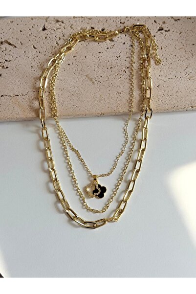 Twinssis Accessories Steel Multi Chain Necklace Set
