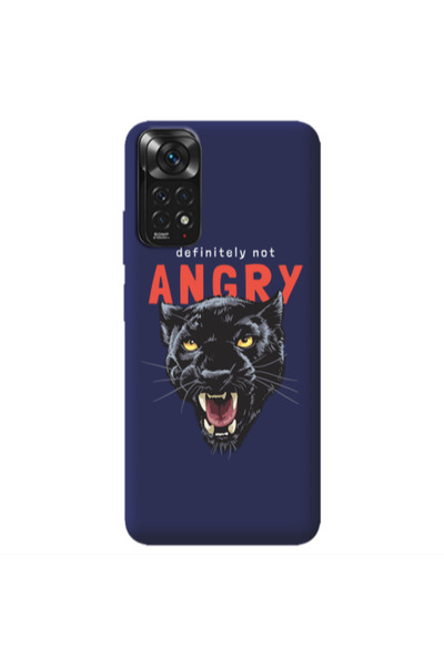 Other Xiaomi Redmi Note 11 4G Pointed teeth Dark blue Colored Silicone TPU Θήκη