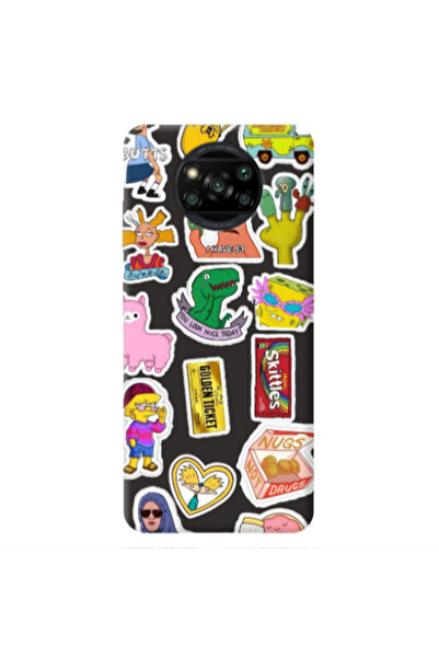 Other Xiaomi Poco X3 /X3 Pro best cartoons Black Colored Silicone TPU Θήκη