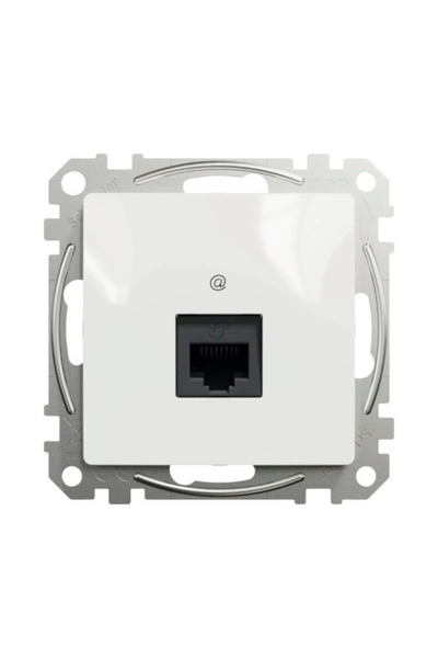 OEM Priză date RJ45 simplă Schneider Sedna Design CAT5e UTP, alb
