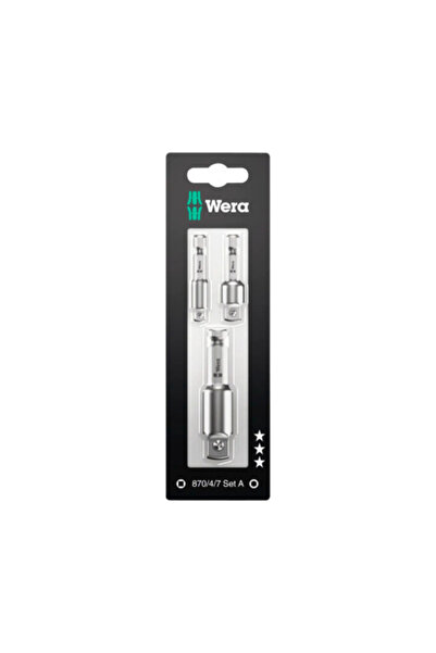 OEM Wera Αντάπτορας 1/4 ίντσας, Σετ Άνω-Κάτω, 3 τεμάχια