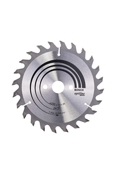 OEM Δίσκος κοπής ξύλου Bosch Accessories Optiline Wood Ø150x2.4x20 mm 24 δόντια