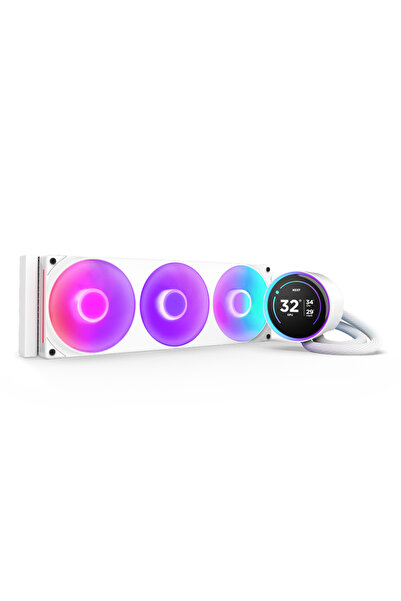 OEMS مبرد NZXT Kraken Elite White 360 RGB - مبرد سائل للمعالج المركزي AIO - م...