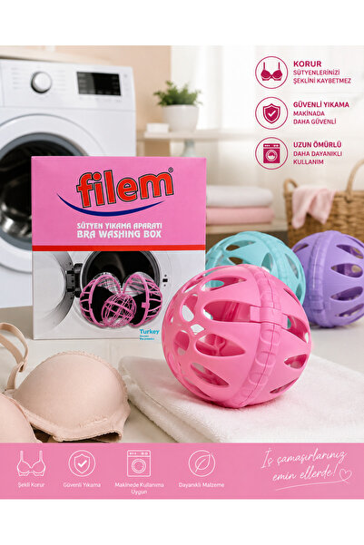 Nevora Sütyen Yıkama Aparatı Bra Washing Box İç Çamaşırı Koruma Kutusu