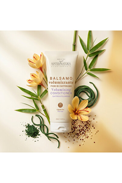 MaterNatura Balsam Volumizator pentru Par Fin- Hidrateaza fara sa Incarce, Of...