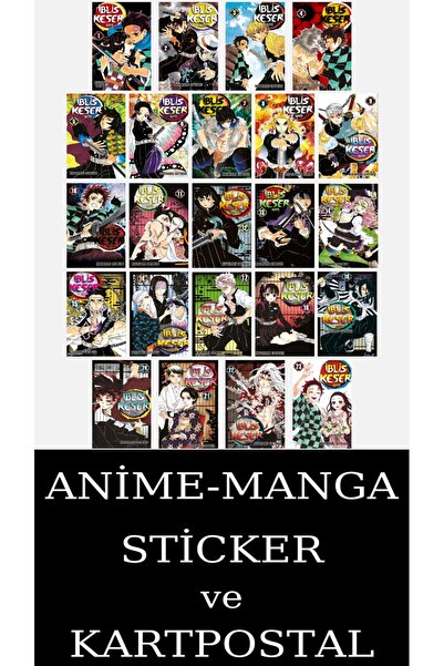 Gerekli Şeyler Yayıncılık İblis Keser 1-23 EKSİKSİZ Manga Seti (23 KİTAP) / T...