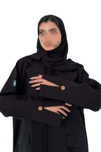 Lavin Abaya Crepe Blazer