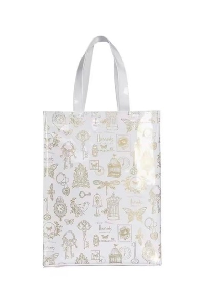 Harrods Harrods Logo Shopping Bag, Antiques and Collectibles, Medium Size (M:...