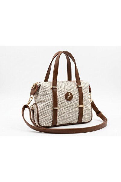 POLO BAG Women's 4-Section Medium-Sized Hand and Shoulder Bag
