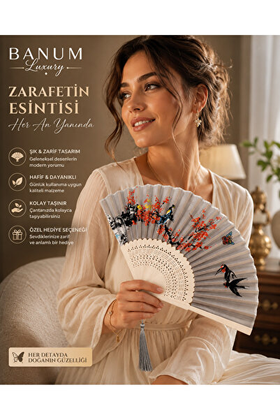 Banum Luxury Yelpaze Her Detayda Doğanın Güzelliği, Her An Zarafetin Esintisi...