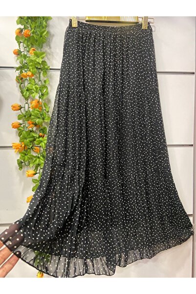 edu collection Patterned chiffon skirt lined