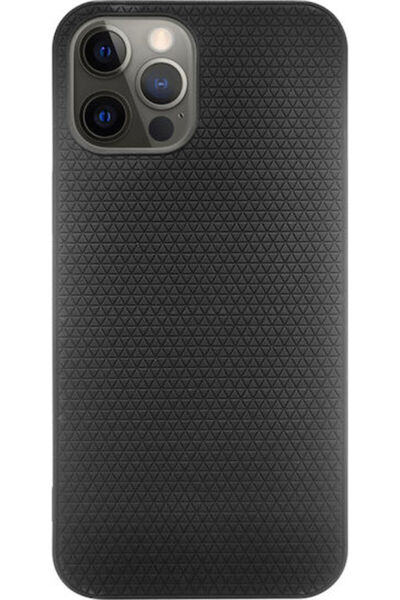 OEM Πίσω Κάλυμμα Σιλικόνης Μαύρο (iPhone 12 Pro Max)