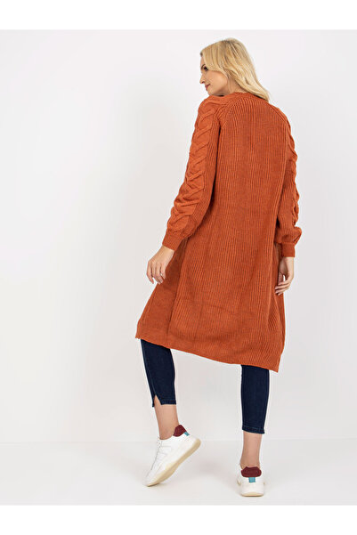 Factory Price Women's Orange Cardigan