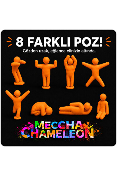 DÖRT4LÜK Meccha Chameleon Game Karakter 8 Pozisyon