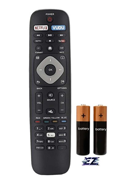 ELTRAZONE Replacement Remote Control NH500UP for Philips 4K UHD Smart TV