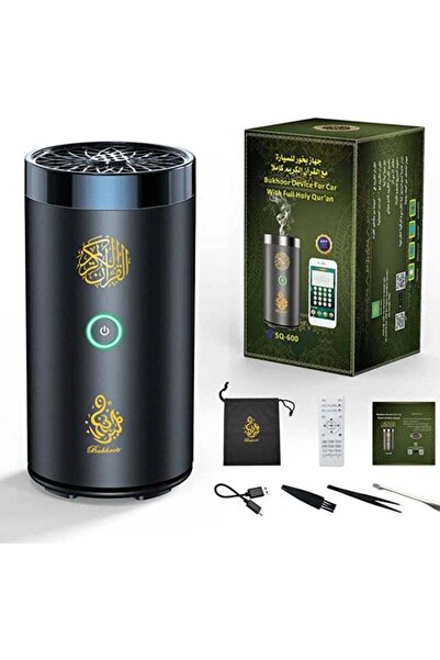 ELTRAZONE Car Bakhoor With Quran Speaker, Portable Arabian Electronic Aromath...
