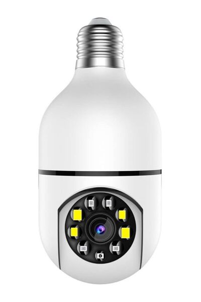 ELTRAZONE Wireless Security Camera, 1080P WiFi Lampcamera 2 Way Talk 360 Degr...