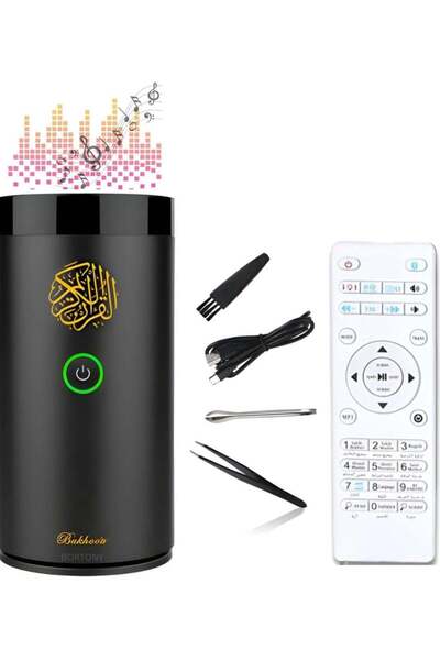 ELTRAZONE Portable Aromatherapy Car Bakhoor with Quran Speaker: Rechargeable ...
