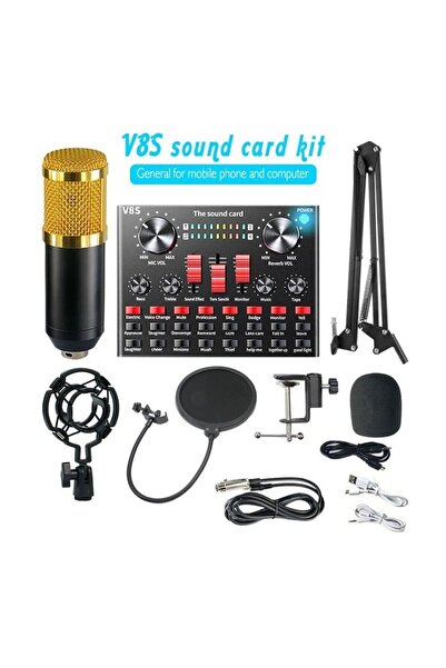 ELTRAZONE Adjustable Recording Condenser Microphone with Kit V8