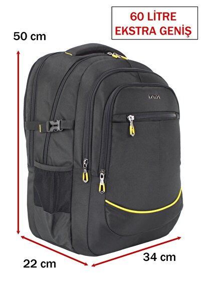 Case Club Dada 09 Large Size Travel Casual Backpack 60 Liters 17.3 Inches Sho...