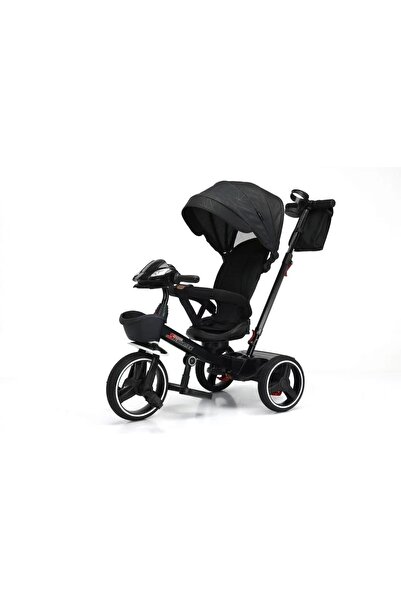 happyworld2026 Tricicleta copii cu spatar reglabil si scaun rotativ -Gold cu ...