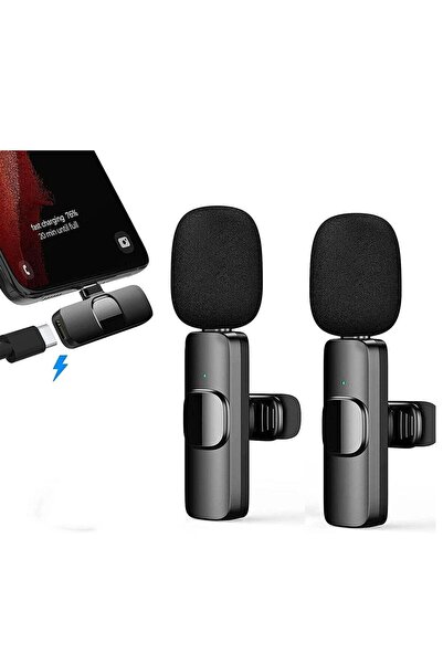 ELTRAZONE TypeC Wireless Microphone, Clip-On, C-Type Video Recording, Lavalie...