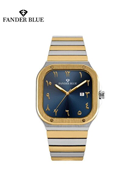 FANDER BLUE Vander Blue Men's Stainless Steel Analog Quartz Watch with Date D...