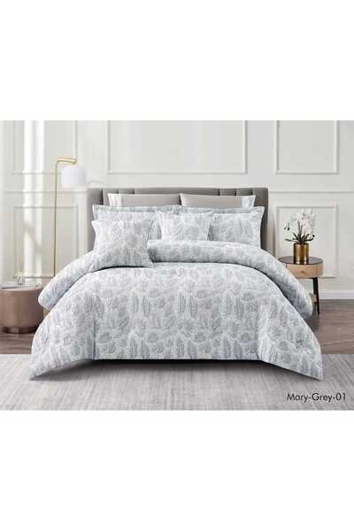 ALMIAAD Nefirin Bridal Bedspread Set Chanel and Royal Lace Full Filling 8 Pie...