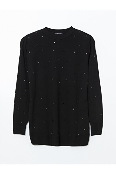 LC Waikiki سترة نسائية محبوكة برقبة دائرية