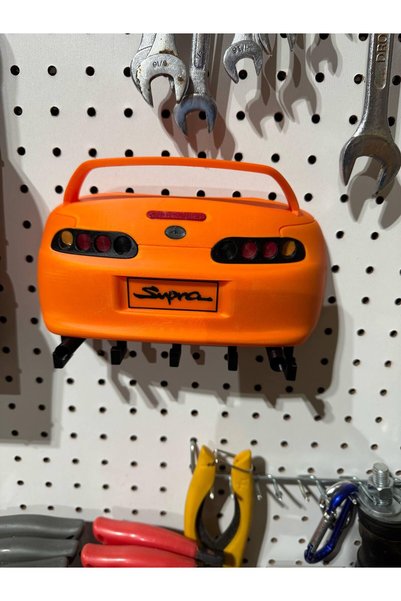 bambam 3d Supra Keychain Wall Hanger in Orange Color
