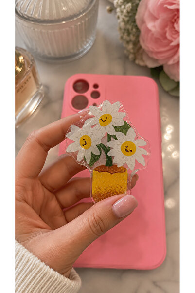 EDELFU Popsocket Simli Desenli Yapışkanlı Telefon Tutacağı Standlı, Rahat tutuş