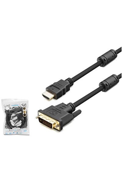 Genel Markalar HADRON HDX7752 DVI (M) TO HDMI (M) KABLO 24+1 PVC 1.8M SİYAH 1.8M