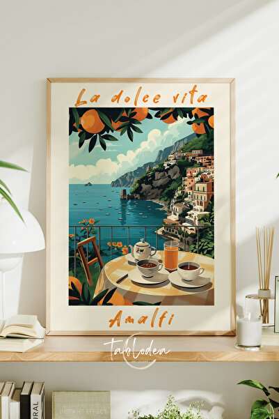 tablodea La Dolce Vita Amalfi Tablou tematic Pinterest pentru colțul de cafea...