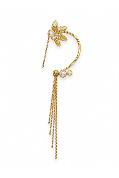 CHARMLUCKY Steel Pearl Earcuff