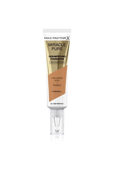 OEM Max Factor, Miracle Pure, Fond de ten lichid, 82, Deep Bronze, SPF30, 30 ml