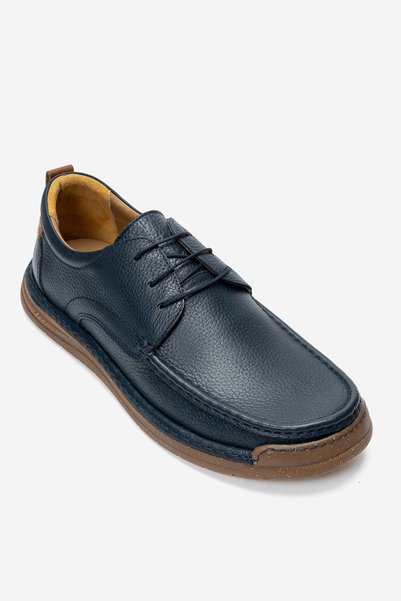 Dericlub Erkek Comfort Casual Ayakkabı Gerçek Deri CR 2903 LACİVERT