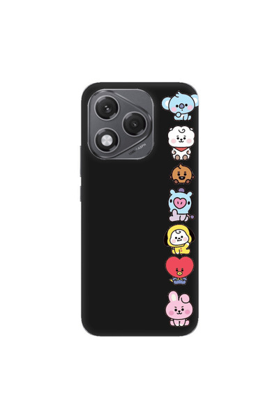 Other Honor 400 Lite Lovely animals Black Colored Silicone TPU Θήκη