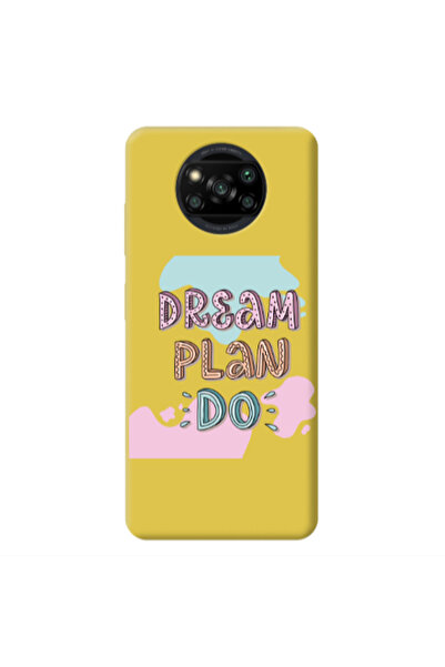 Other Xiaomi Poco X3 /X3 Pro Dream Plan Do Yellow Colored Silicone TPU Θήκη